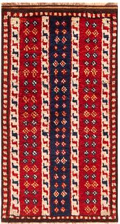 West Anatolia Yastik Rug 2 ft 8 in x 1 ft 5 in (0.81 m x 0.43 m)