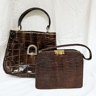 Group of Two Vintage Handbags 