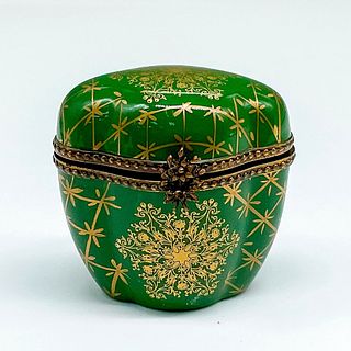 Limoges Peint Main Porcelain Trinket Box