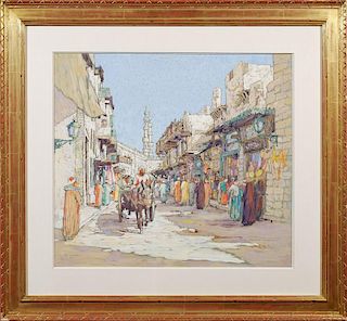Eleanor Parke Custis (1897-1983), A Street in Cairo, Egypt