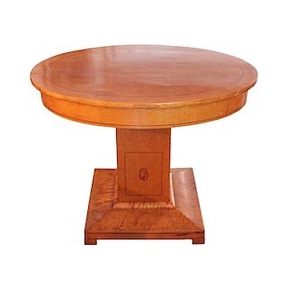 Unique Swedish Jugendstil Period Oval Center Table
