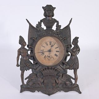 Italian Mantel Clock - 400th Anniversary of USA
