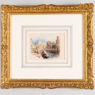 Myles Birket Foster (1825-1899): Rio Ognissanti, Venice 
