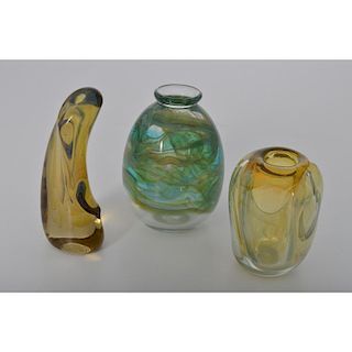American Studio Glass Vases and Sculpture