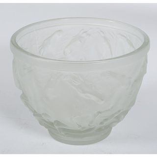 Lalique-style Molded Bowl