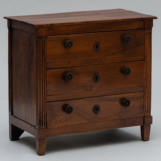 French Provincial Metal-Mounted Fruitwood Chest of Drawers
