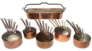 (31) FRENCH COPPER & METAL KITCHENWARE