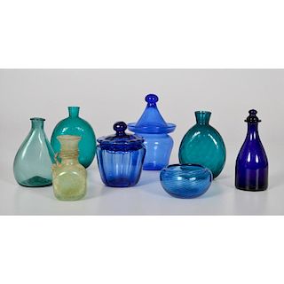 Glass Vessels in Early American Manner, Plus