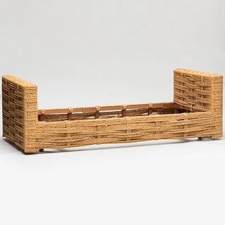 Adrien Audoux & Frida Minet a Pair of French Rope Bed Frames