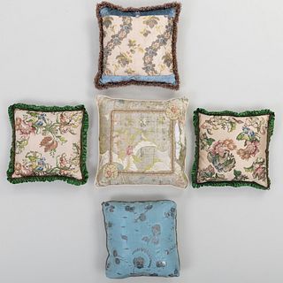Group of Five Pillows