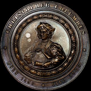 1893 Chicago World Columbian Expo Medal HIGH GRADE