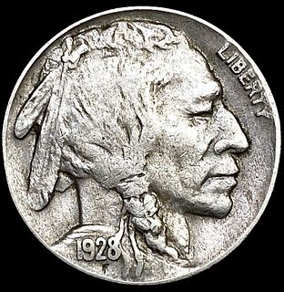 1928-S Buffalo Nickel LIGHTLY CIRCULATED