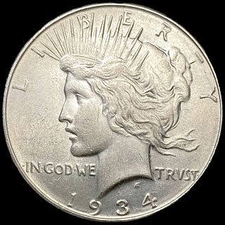 1934-D Silver Peace Dollar UNCIRCULATED