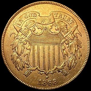 1868 Two Cent Piece UNCIRCULATED