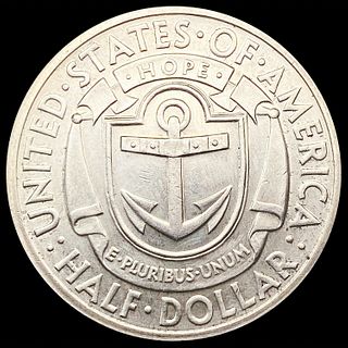 1936 Rhode Island Half Dollar CLOSELY UNCIRCULATED