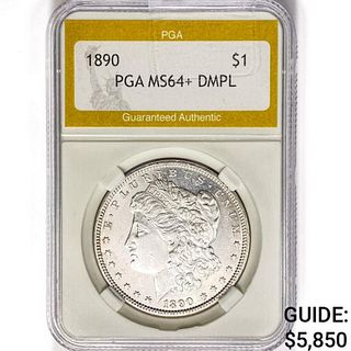 1890 Morgan Silver Dollar PGA MS64+ DMPL