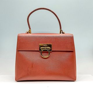 Salvatore Ferragamo Leather Gancini Bag