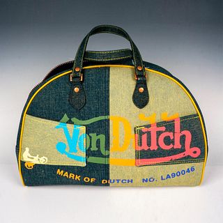 Vintage Von Dutch Denim Bowling Bag