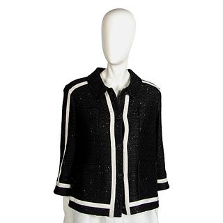 St. John Collection Woven Jacket Size 6