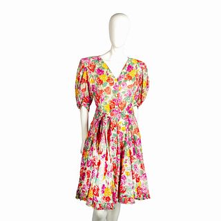 Vintage Ungaro Floral Dress Size 12
