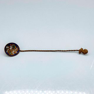 Brass and Enamel Collectible Spoon