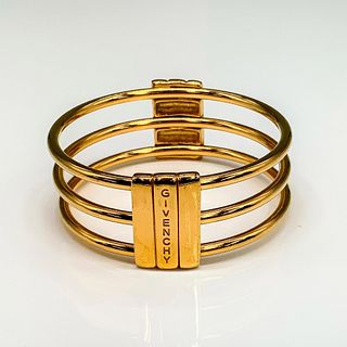 Pretty Givenchy Gold Metal Layered Cuff Bracelet