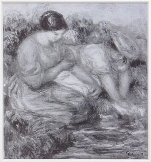 Pierre-Auguste Renoir : Women Washing