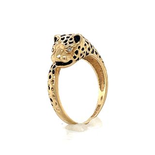 10k Panther Ring