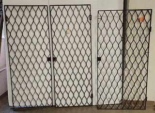 Lot 3 Wrought Doors Pr 68-1/2H X 26-1/4"W And 64"H X 32"W
