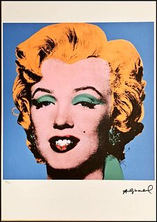Marilyn Monroe Portrait, An ANDY WARHOL Limited Edition Lithograph Print