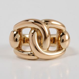 14k gold link ring