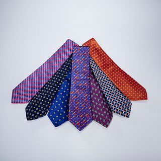 Group of English neckties, incl. Turnball & Asser