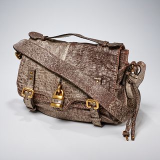 Chloe metallic leather shoulder handbag