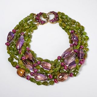 Iradj Moini gemstone necklace