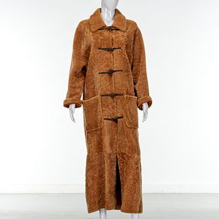 Lucca Bianco Italy shearling coat