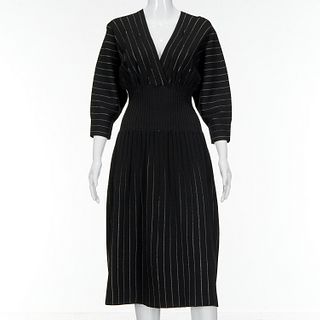 Proenza Schouler chalk stripe knit dress