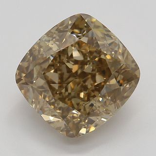 3.01 ct, Natural Fancy Orange-Brown Even Color, VS1, Cushion cut Diamond (GIA Graded), Appraised Value: $32,500 