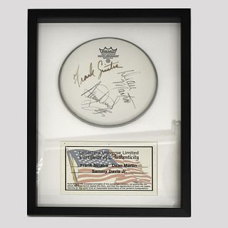 Framed Autographed Drum Head