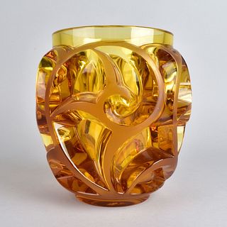 Lalique "Tourbillions" Crystal Vase