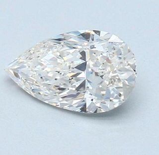 No Reserve GIA - Certified 0.50CT Pear Cut Loose Diamond I Color SI1 Clarity 