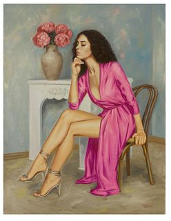 Taras Sidan- Original Giclee on Canvas "Alyona"
