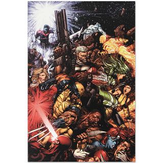 Marvel Comics "X-Men #207 (Messiah CompleX)" Numbered Limited Edition Giclee on Canvas by Chris Bachalo with COA.