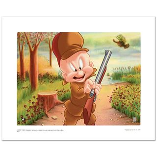 Elmer Hunting Limited Edition Giclee from Warner Bros., Numbered with Hologram Seal and Certificate of Authenticity.