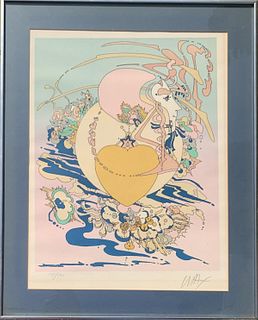 Peter Max- Limited Edition lithograph on paper