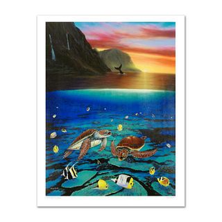 Ancient Mariner Limited Edition Giclee on Canvas (30" x 40") by Renowned Artist Wyland, Numbered and Hand Signed with Certificate of Authenticity.