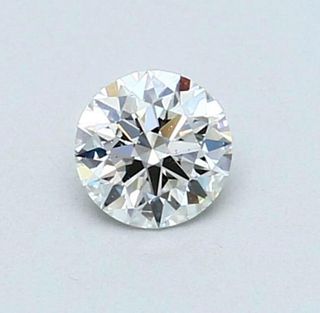 No Reserve GIA - Certified 0.43CT Round Cut Loose Diamond H Color SI2 Clarity 