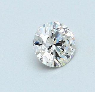 No Reserve GIA - Certified 0.41CT Round Cut Loose Diamond F Color SI2 Clarity 