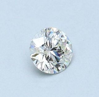 No Reserve GIA - Certified 0.52CT Round Cut Loose Diamond K Color SI2 Clarity 