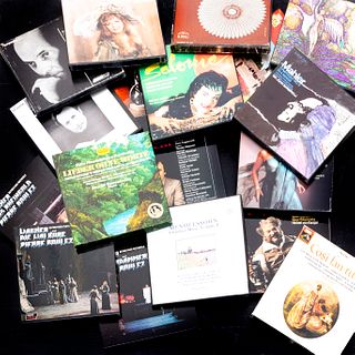 LOTE DE ALBUMES DE DISCOS LP SIGLO XX  Varios títulos de música clásica Detalles de conservación Piezas: 18