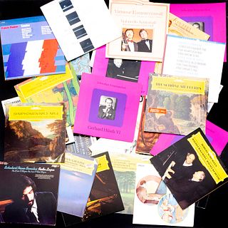 LOTE DE DISCOS LP SIGLO XX  Varios títulos de música clásica  Detalles de conservación Piezas: 40